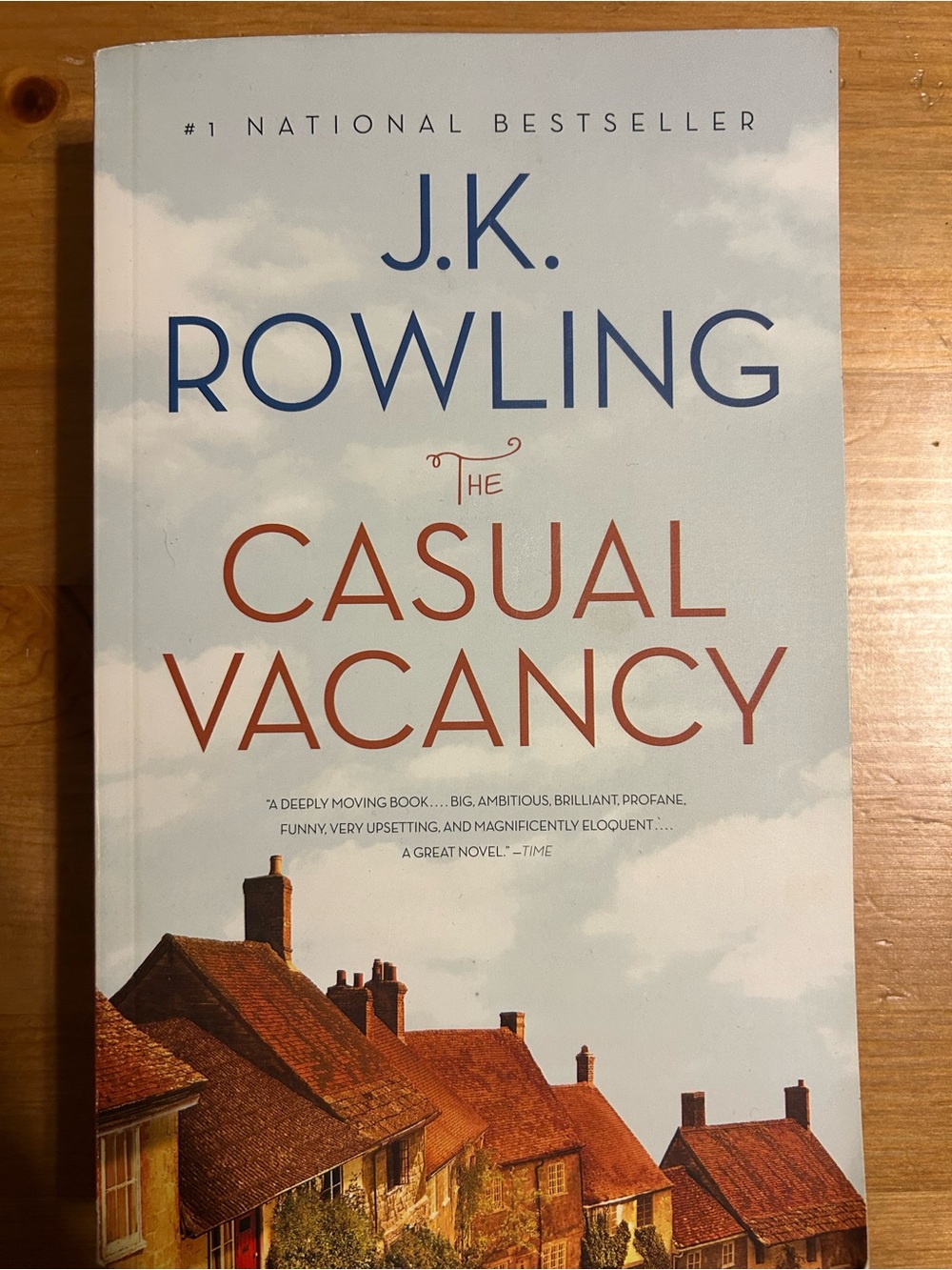 The Casual Vacancy — White and Rust Paperback